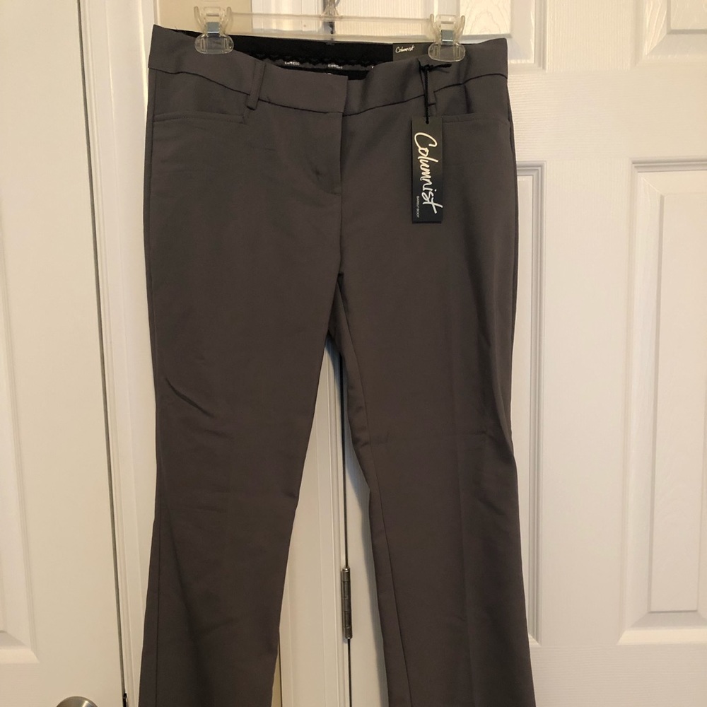 Gray Low Rise Boot Cut pants